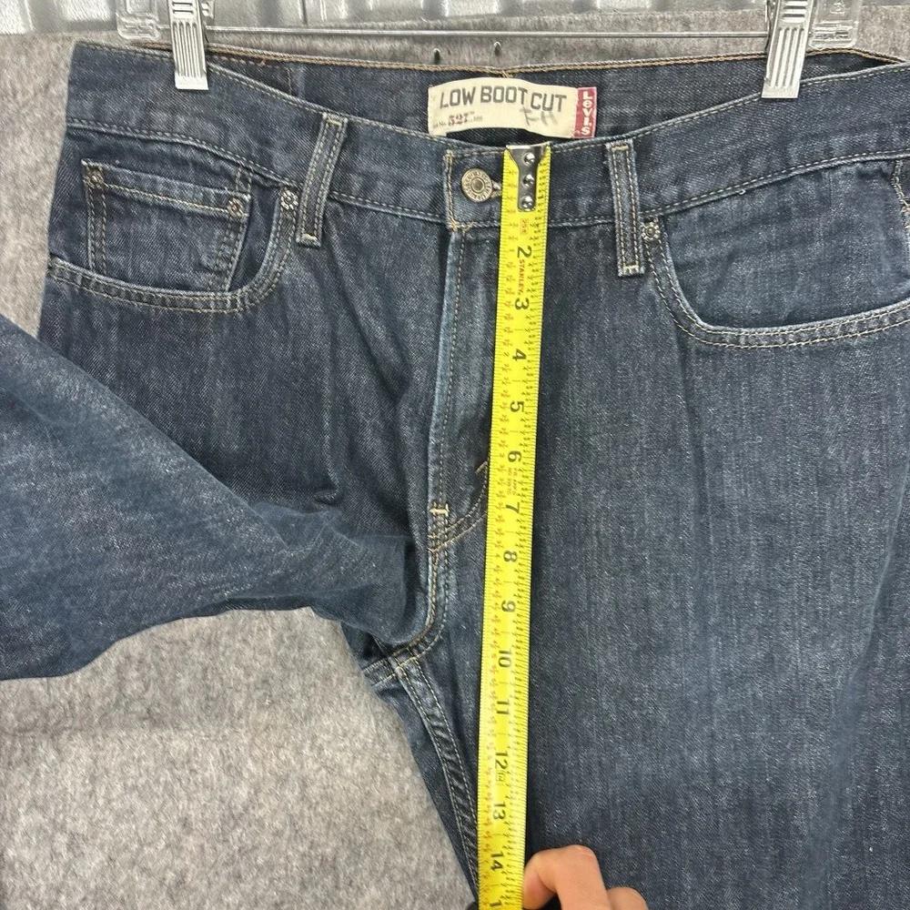 Levis 527 Low Boot Cut Jeans Men's 34 x 32 Blue Denim Y2K Flare Pants
